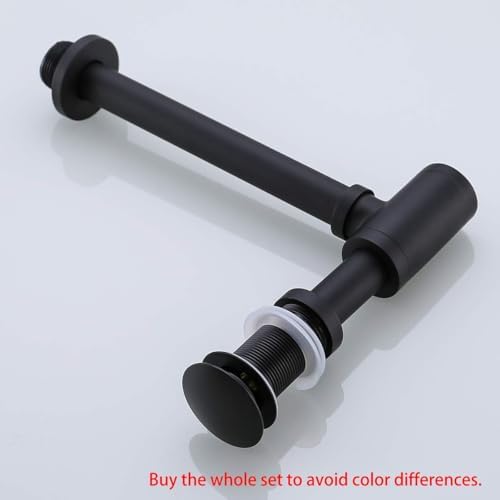 RANDOM Black Bathroom Sink Drain Stopper Without Overflow Pop Up Drain - Image 6