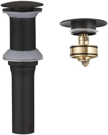 BWE Bathroom Drain Assembly Without Overflow, Sink Drain Stopper by BWE