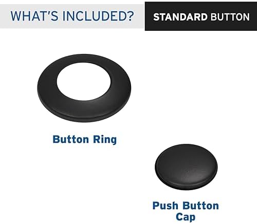 InSinkErator STC-MTBLK Push SinkTop Switch Button, Matte Black - Image 2