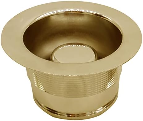 Westbrass D2105-01 3-1/2" EZ-Mount Brass Kitchen Sink Waste Disposal Drain by Westbrass