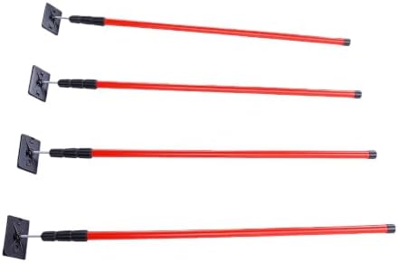 Retractable 3ft to 10ft Dust Barrier Poles Kit - Image 4