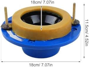 Toilet Flange with Wax Ring Toilet Wax Ring Replacement Kit Installation Kit - Image 2