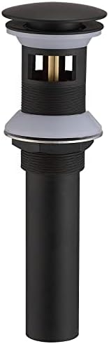 Matte Black Bathroom Sink Pop Up Drain - Image 2