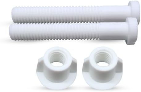 Gadgetime USA Toilet Seat Screws Hinge Bolt & Nut Kit by Gadgetime+USA