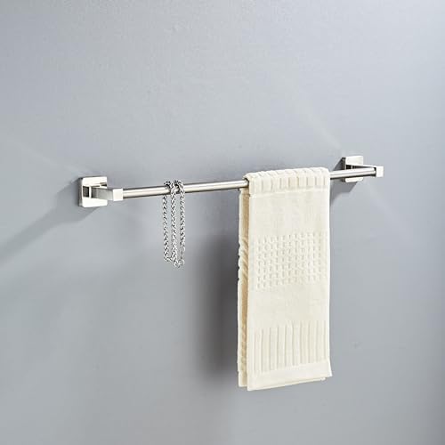 Brushed Nickel Bathroom Hardware Set 4 Pieces, Bathroom Accessories Set - Image 2