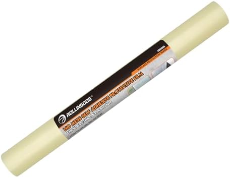ROLLINDOG 2Mil Self Adhesive Clear Protective Glass Film 24 Inch x 100 Ft by ROLLINGDOG