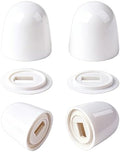 Universal Toilet Bolt Caps, Push-on Design Floor Bolt Covers by Unknown