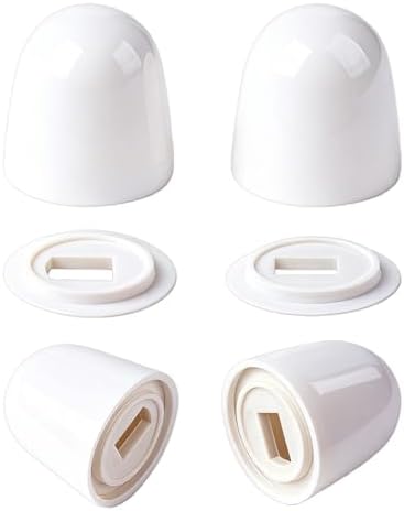 Universal Toilet Bolt Caps, Push-on Design Floor Bolt Covers by Unknown