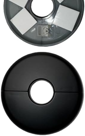 0.86"/22mm Wall Split Flange, Round Black - Image 4
