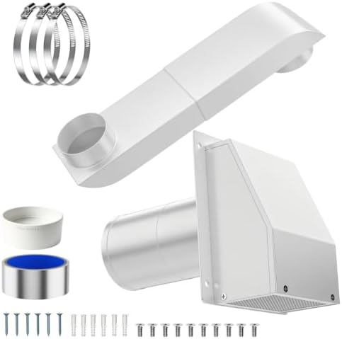 Periscope Dryer Vent Kit, Low Profile Flat by Ajonrkwm