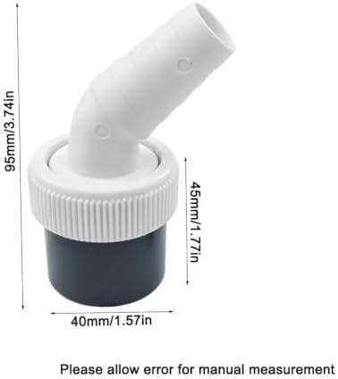 TopHomer 1 Pcs Drain Adapter 40mm Plastic Coupling Fit - Image 2