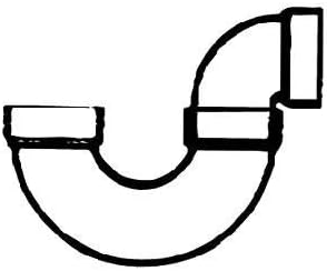 633201 Sink Trap | P-Trap | 1-1/2 in Slip | Black ABS Plastic | - Image 4