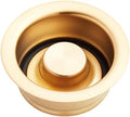 Signature Hardware 480538 3-1/2" Brass Kitchen Garbage Disposal Flange and by SignatureHardware