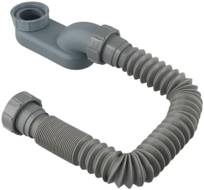 ABS Bathtub Shower Drain Pipe Flat P Trap by Unknown
