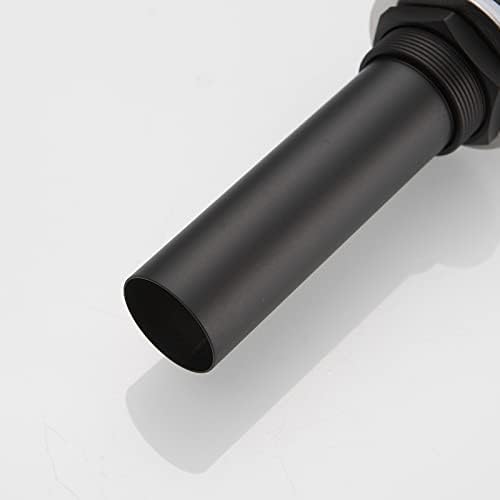 Matte Black Bathroom Sink Pop Up Drain - Image 4