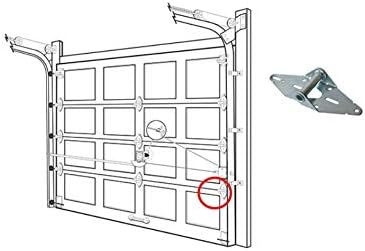 Heavy Duty 14 Gauge Steel #1 Garage Door Hinge - Image 7