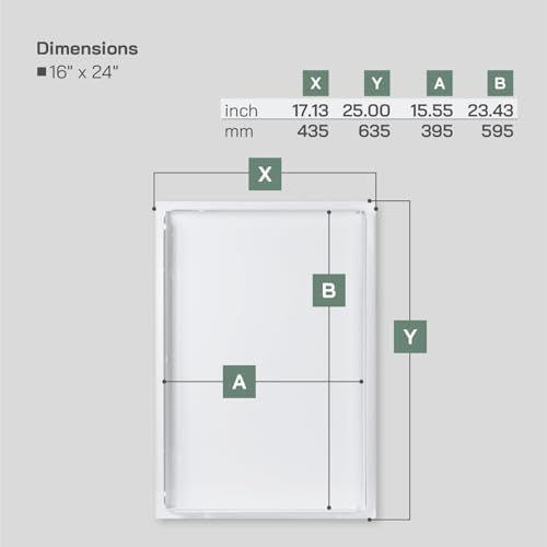 Vent Systems 16'' x 24'' Inch White Metal Access Panel - Image 2