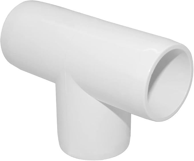 3/4 Inch Tee PVC Fitting 3 Way Connector, Furniture Grade Corner Fittings - Image 5