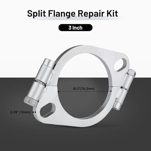 EVIL ENERGY Split Flange Repair Kit, Exhaust Flat Oval Flange Connection - Image 2