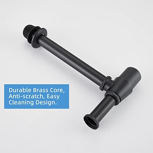 Bathroom Basin Sink Bottle Trap Waste Pipe 1-1/4 inch Slip Inlet Drain Tube Kit - Image 3