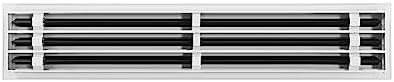 BUILDMART - 30x6 Modern AC Vent Cover - Decorative White Aluminum Air Vent - - Image 2