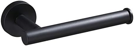 USHOWER Matte Black Toilet Paper Holder by USHOWER