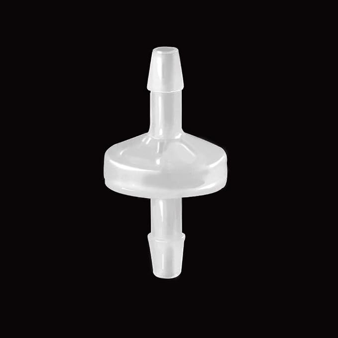 One Way Check Valve 5/32" Hose Barb Non Return Ozone Resistance Plastic Valve - Image 3