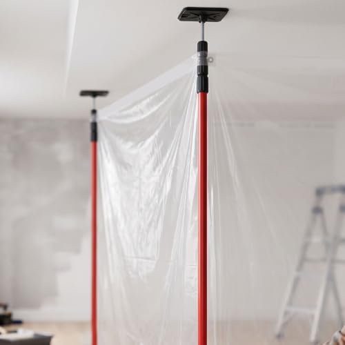 Adjustable Dust Barrier Pole Kit 3 to 10 FT, 32.8x13.1 FT - Image 7