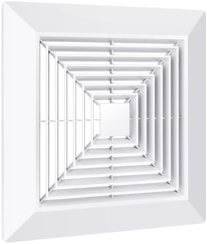 Bathroom Exhaust Fan Cover White Ceiling Fan Grille by Unknown