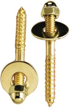 Plumb Pak PP835-151 Toilet Screws 1/4-Inch 20 by 2 1/2-Inch Solid Brass - Image 4
