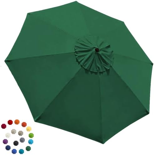 EliteShade USA 9FT Patio Umbrella Replacement Covers 8 Ribs Market Umbrella by EliteShade