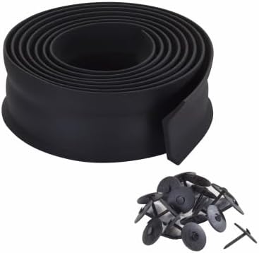 MD Building Garage Door Bottom Seal, 9ft x 2in x 1in | Premium Rubber - Image 2