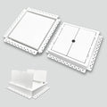 10x10 Inch Steel Recessed Flush Wall Vent Cover by DDPow
