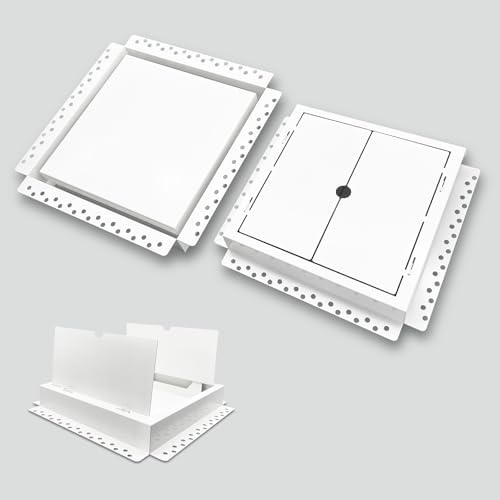 10x10 Inch Steel Recessed Flush Wall Vent Cover by DDPow