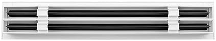 BUILDMART - 24" Linear Slot Diffuser - Double Slot - White Decorative Air Vent - Image 2