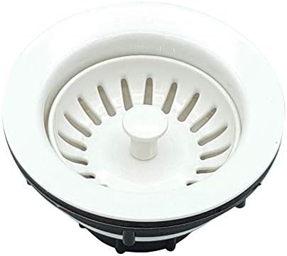 Basket Strainer 4 Inch ABS Plastic Kitchen Sink Drain by Unknown