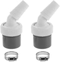 DOITOOL 2 Sets Washing Machine Draining Hose Connectors Outlet Pipe Adapter by DOITOOL