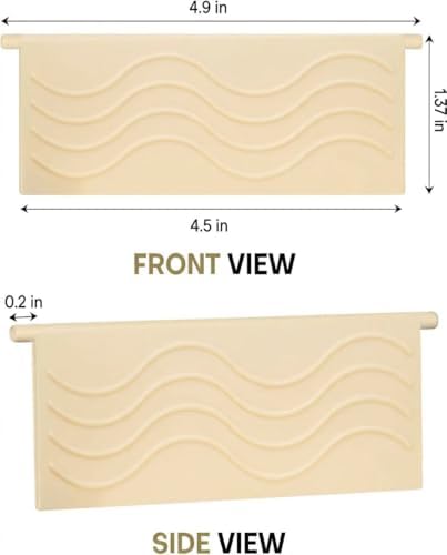 4-Pack White Dryer Vent Cover Replacement, Exterior Exhaust Vent Flaps - Image 2