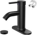 Matte Black Bathroom Faucet for 1 or 3 Holes by Greenspring