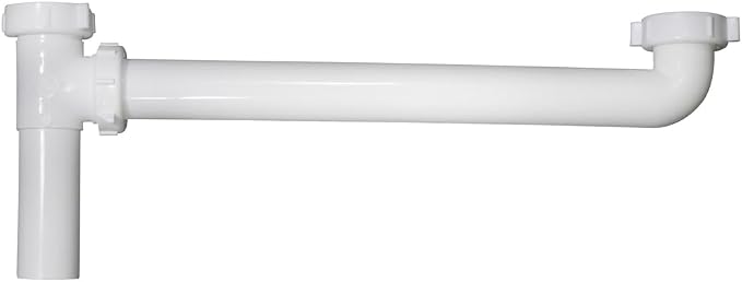 Plumb Pak 125A-16WK End Outlet Continuous Waste Direct Connect, 1.5 x 16 Inch by Plumb+Pak
