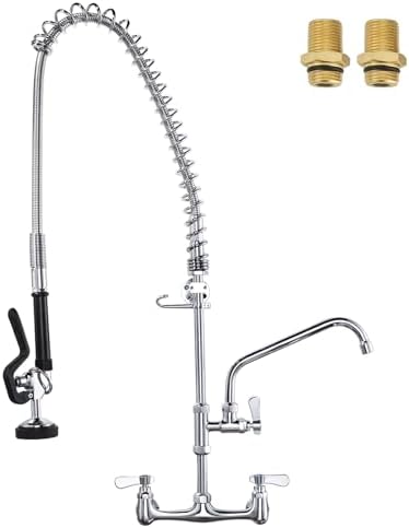 ALEASHA 36" Commercial Sink Faucet Wall Mount by ALEASHA