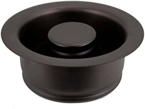 Westbrass D2089-12 4-1/4" Kitchen Sink Waste Disposal Drain Flange and Stopper by Westbrass