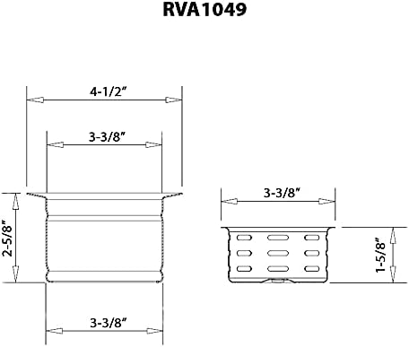 Ruvati Extended Garbage Disposal Flange - Image 7