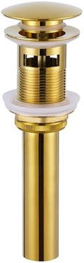 Angle Simple Bathroom Sink Drain Stopper, Pop Up Design, Deep Titanium Gold by AngleSimple