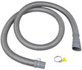 Extension Drain Pipe Strong Steel Rubber Hose Flexible Length Adjustable Washer by Unknown