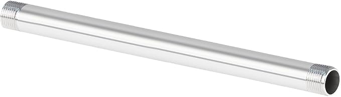 Quickun 304 Stainless Steel Pipe Fitting, 3/8" NPT x 3/8" NPT Male Malleable by VisittheQuickun