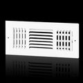 Air Vent Cover for Wall Ceiling for 12x4 Duct Opening, 3 Way Wall Register by EXCELFU