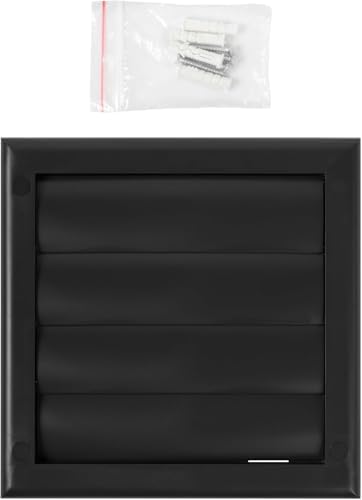 Plastic 4" Black Dryer Vent Cover - Image 7