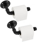 Industrial Pipe Toilet Paper Holder, Heavy Duty Rustic Iron Rack by Aailitefa