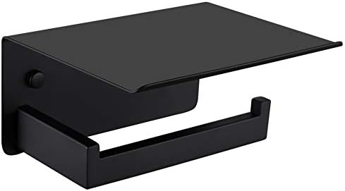 APLusee Matte Black Toilet Paper Holder by APLusee